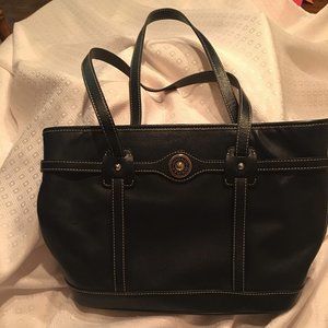 Dooney & Bourke Navy Shopper Tote Bag Handbag